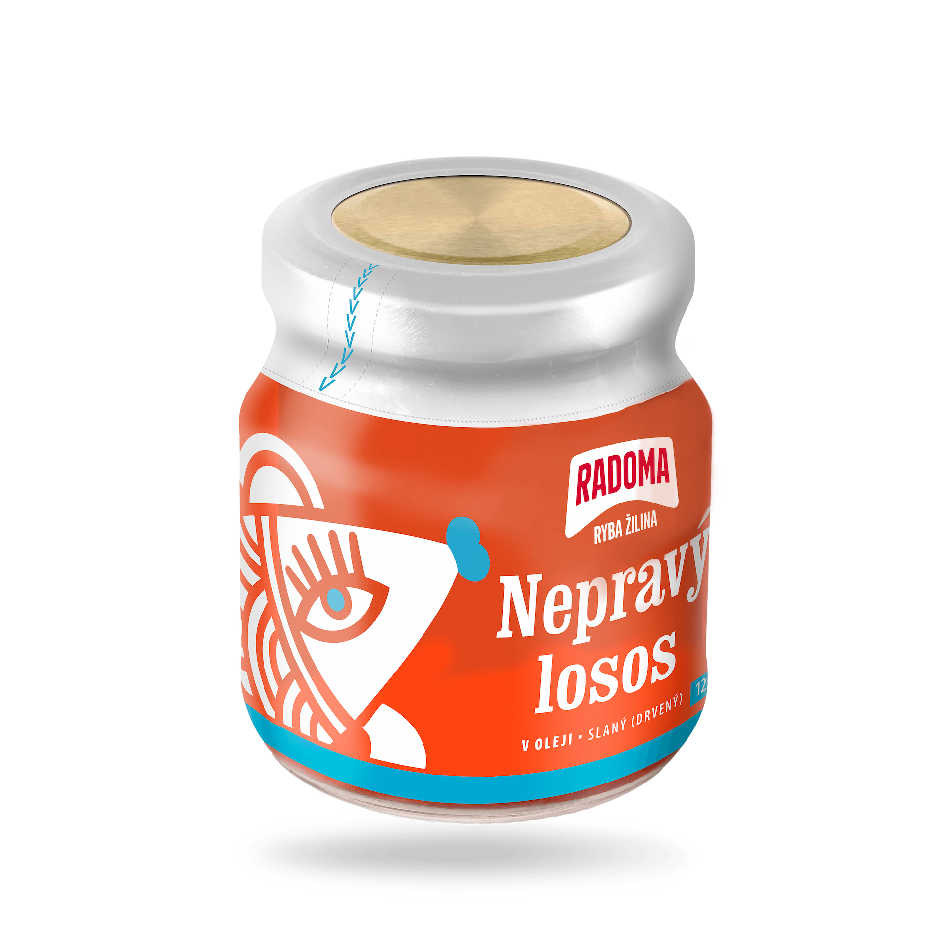 Nepravý losos drvený 125g
