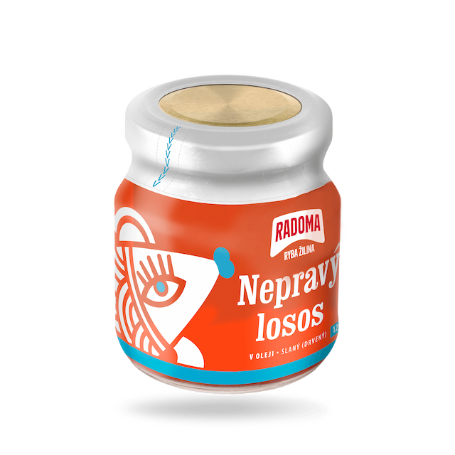 Nepravý losos drvený 125g
