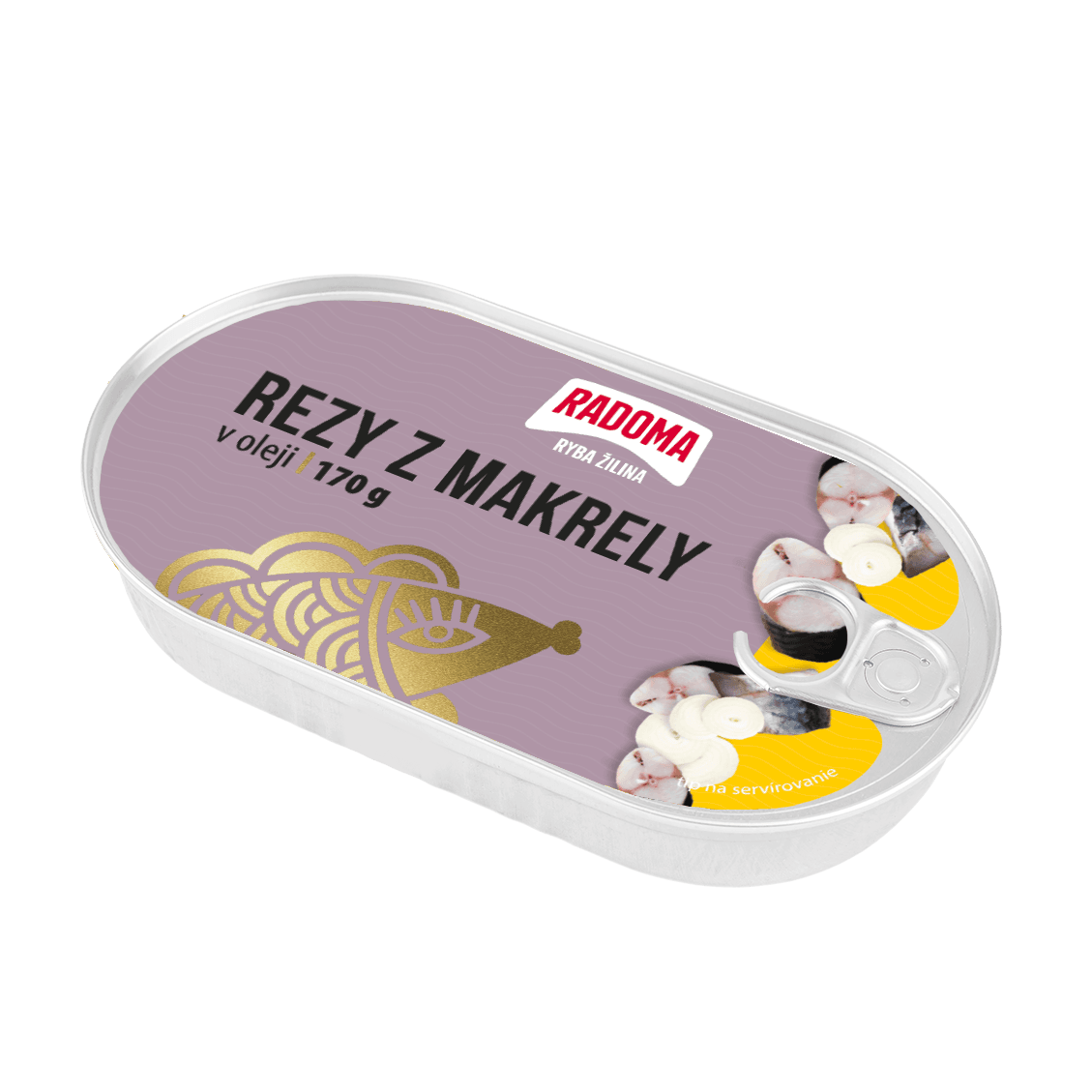 Rezy z makrely v oleji 170 g