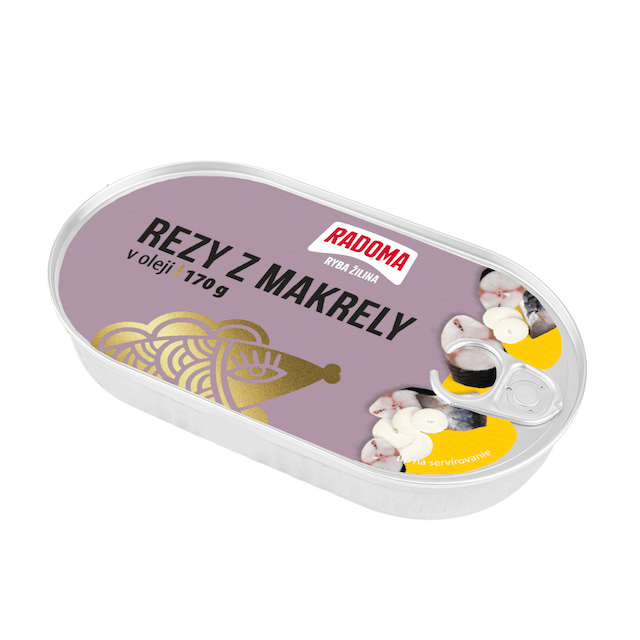 Rezy z makrely v oleji 170 g
