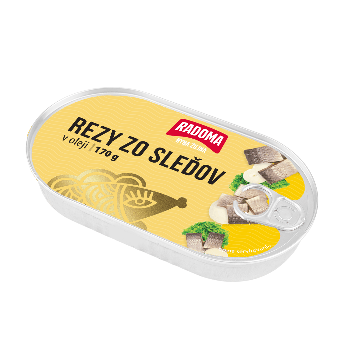 Rezy zo sleďov v oleji 170g