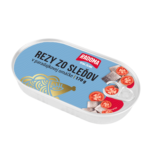 Rezy zo sleďov v paradajkovej omáčke 170g