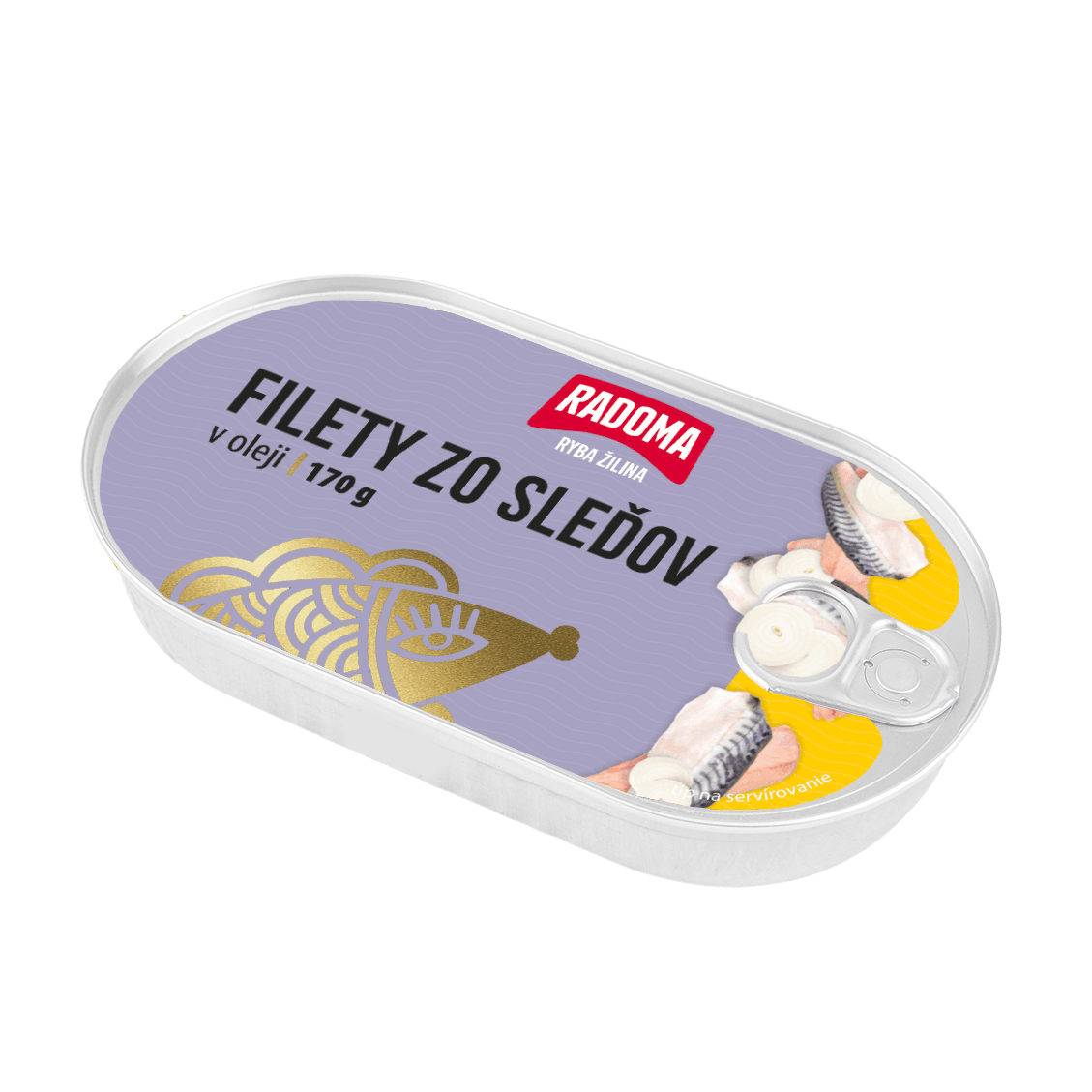  Filety zo sleďov v oleji 170g