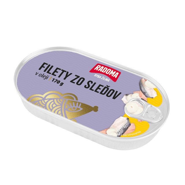  Filety zo sleďov v oleji 170g