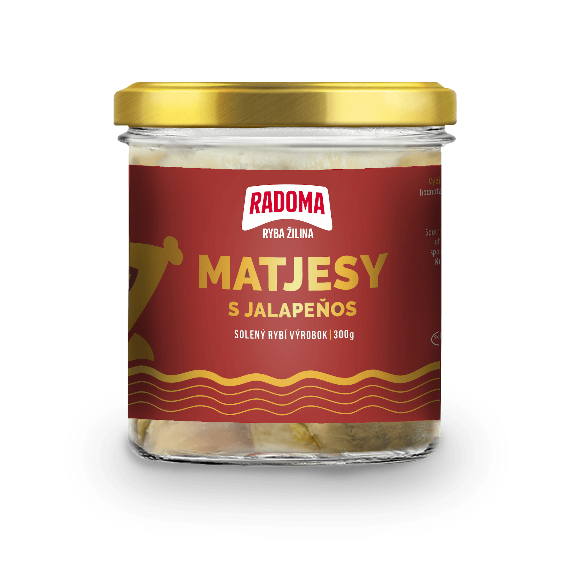 Matjesy v oleji s jalapeňos 300g