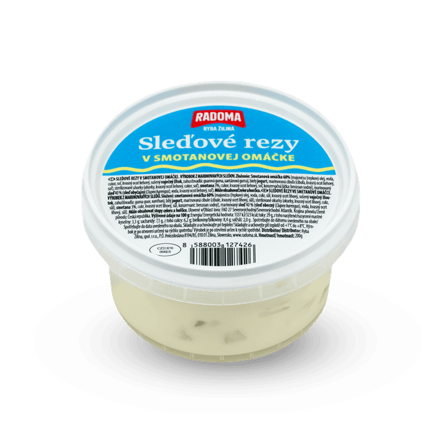 Herring slices in cream sauce 200g