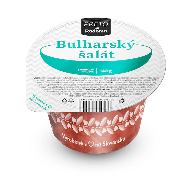 Bulharský šalát 140g