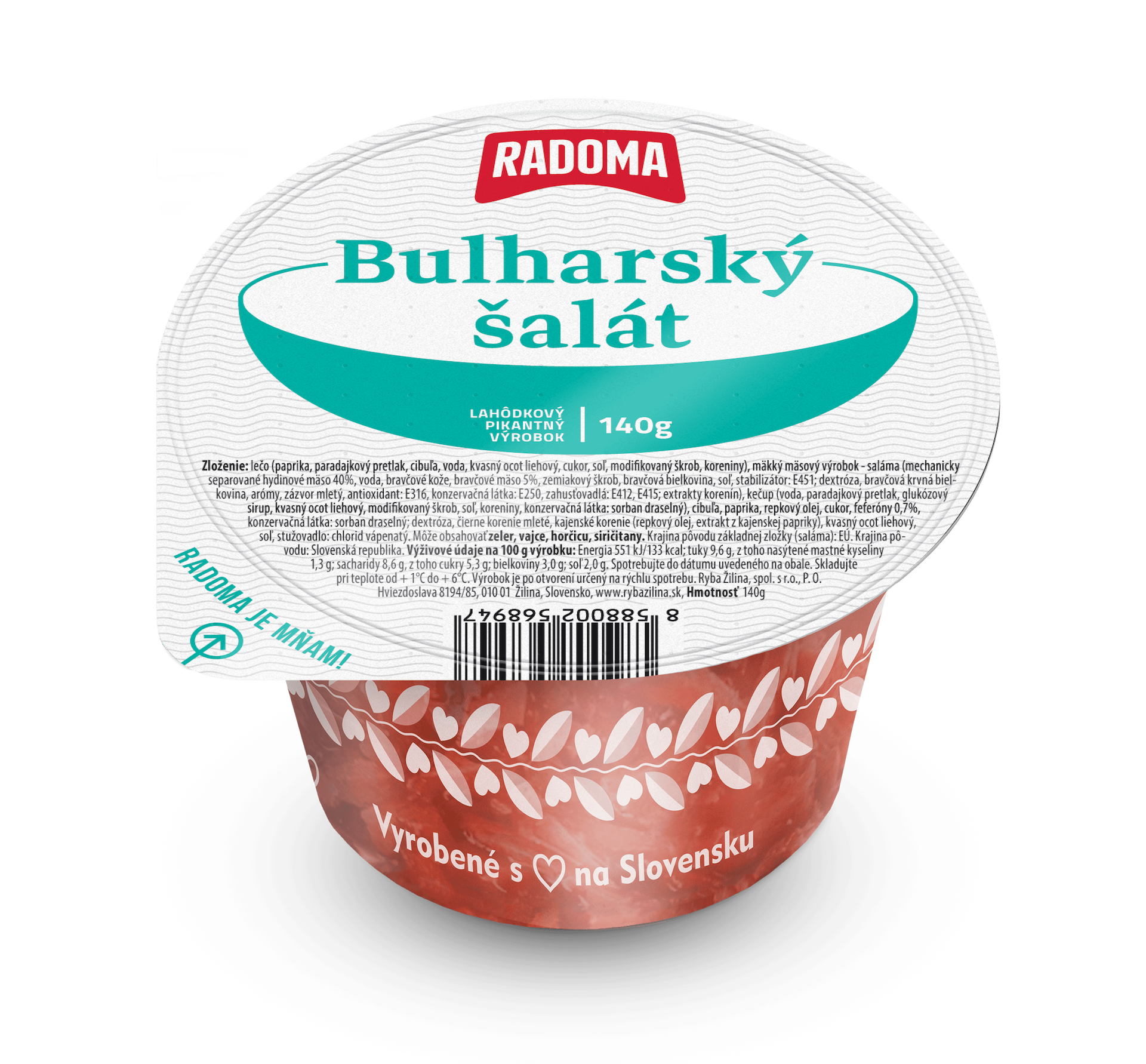 Bulharský šalát 140g