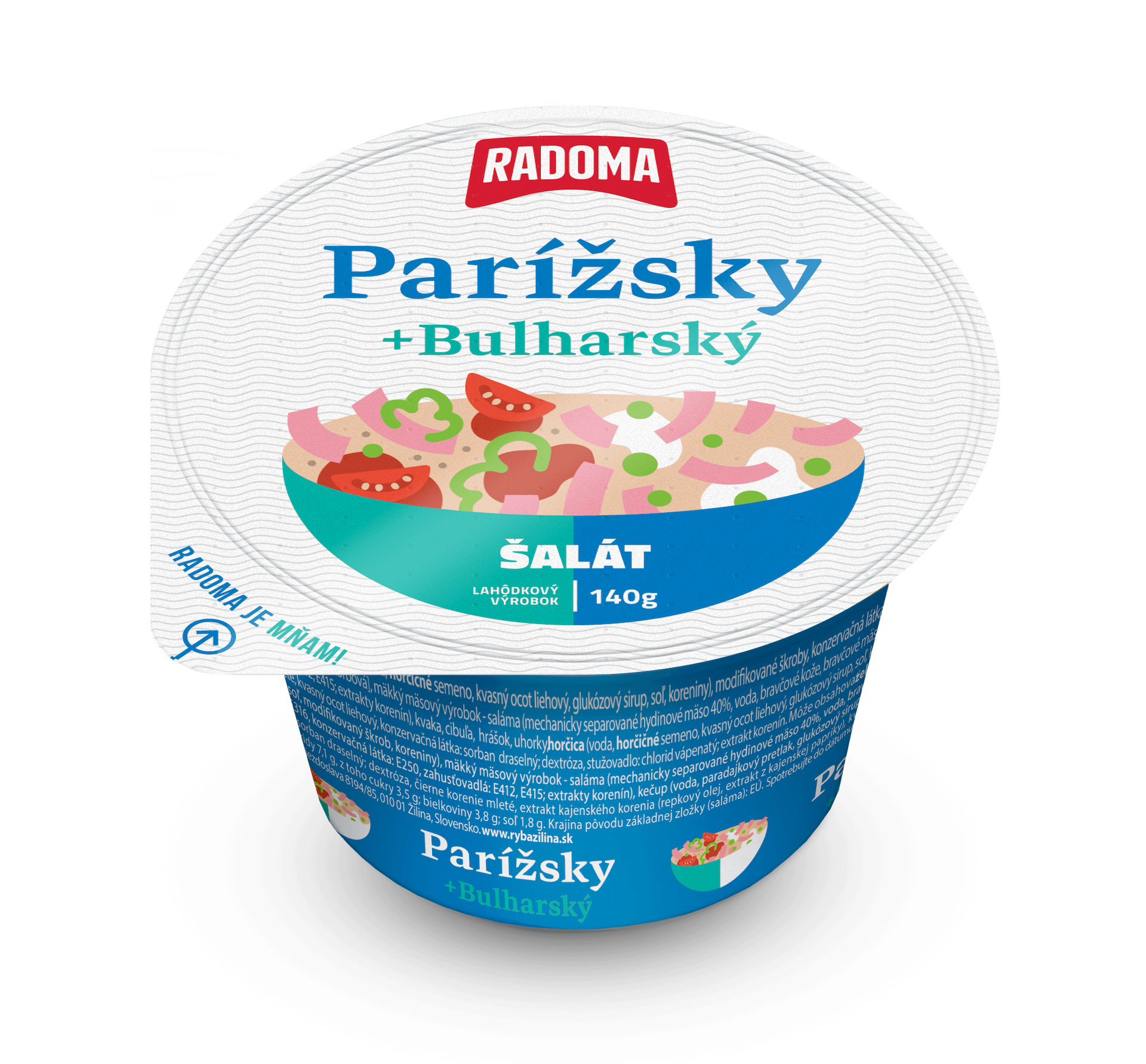 Parížsky + bulharský šalát 140g