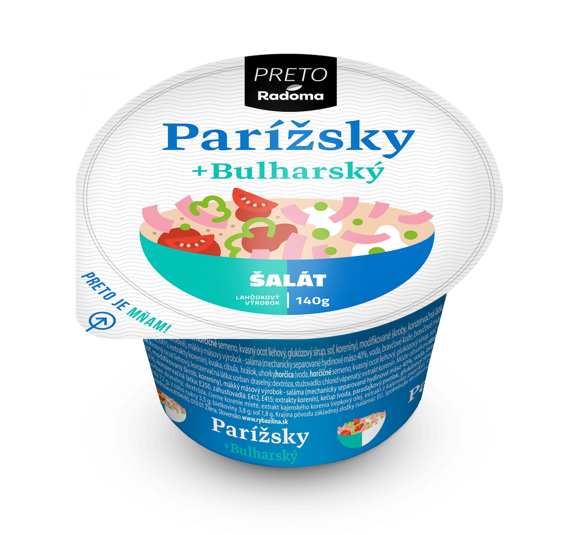 Parížsky + bulharský šalát 140g