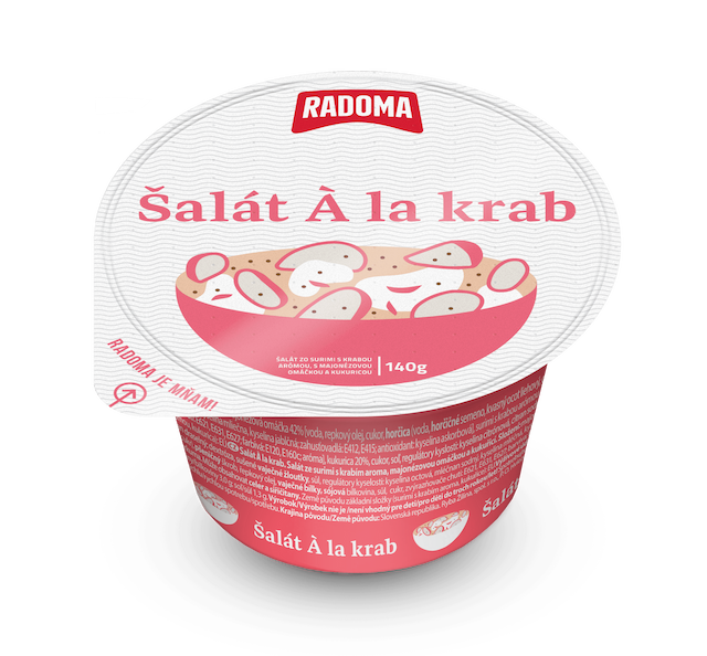 Šalát á la krab 140g