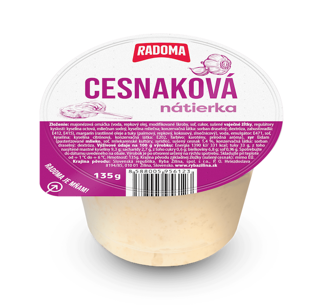 Cesnaková nátierka 135g