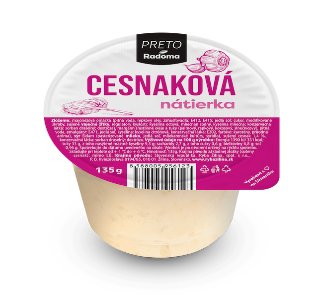 Cesnaková nátierka 135g