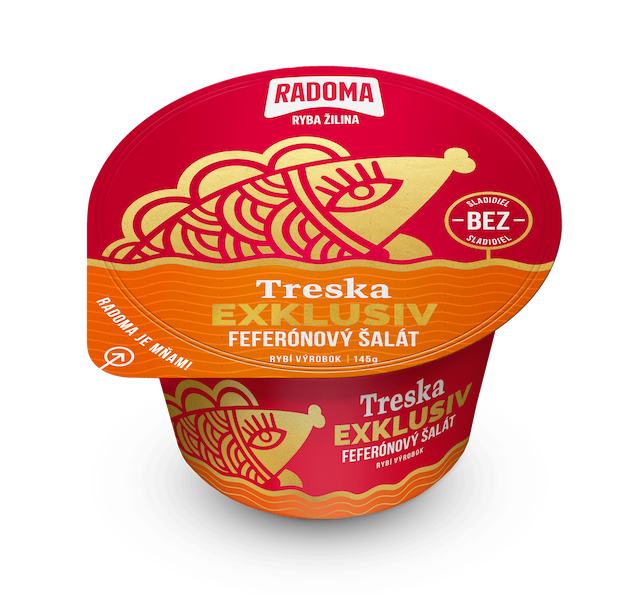 Treska Exklusiv s feferónovým šalátom 145g