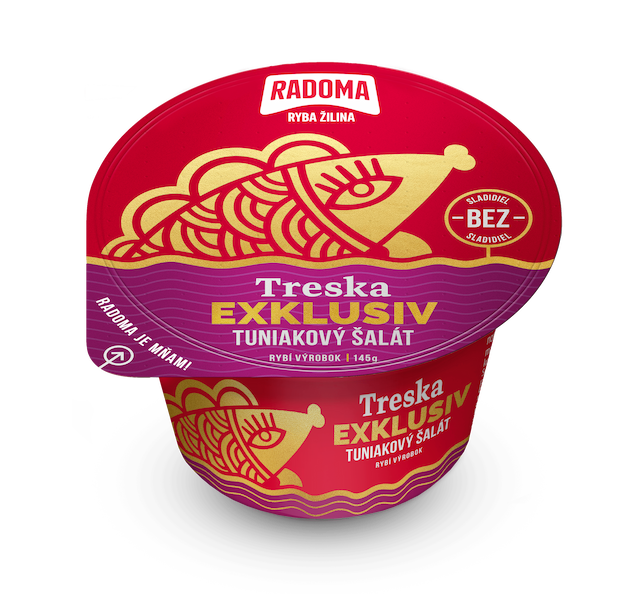 Treska Exklusiv s tuniakovým šalátom 145g