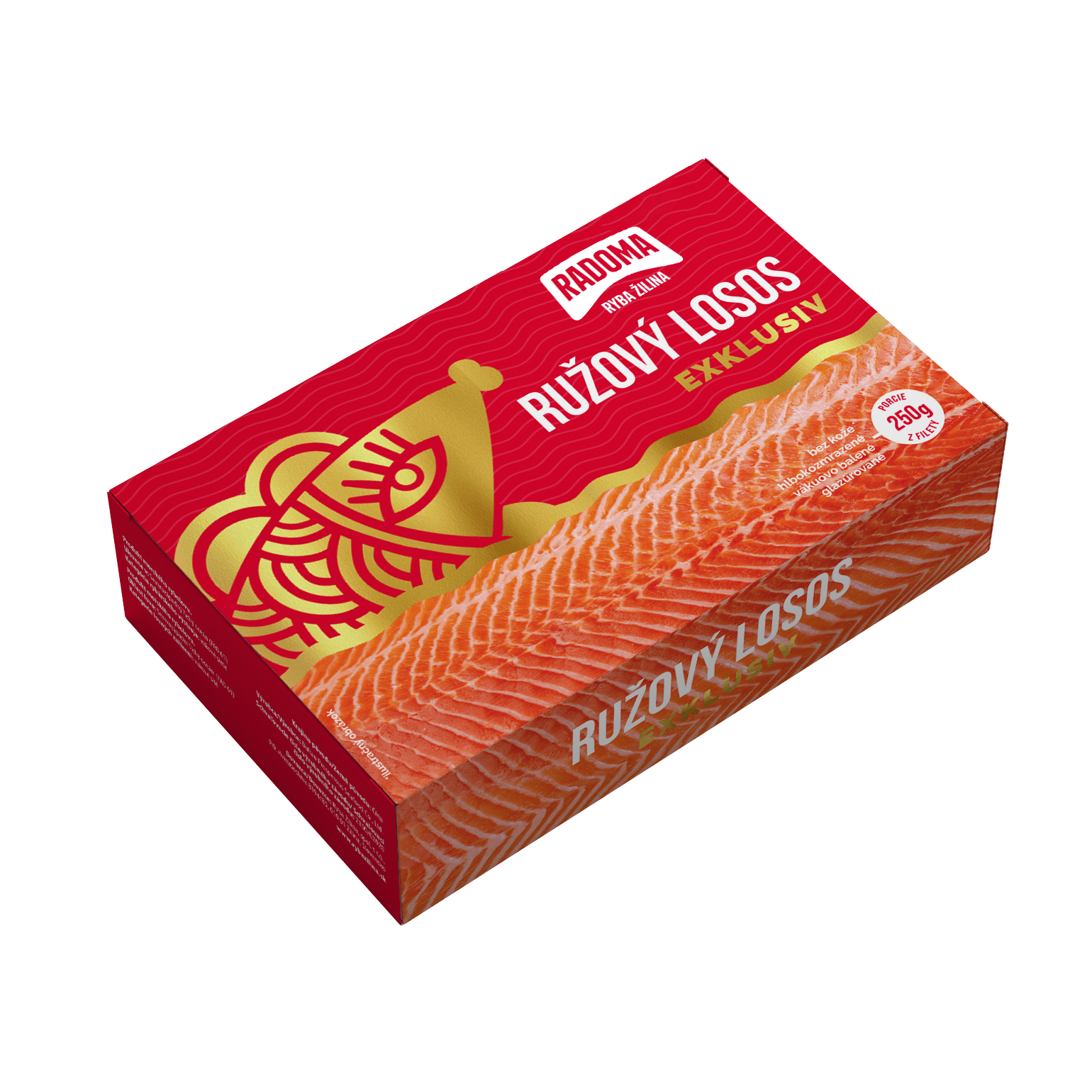 Ružový losos porcie Exklusiv 250g