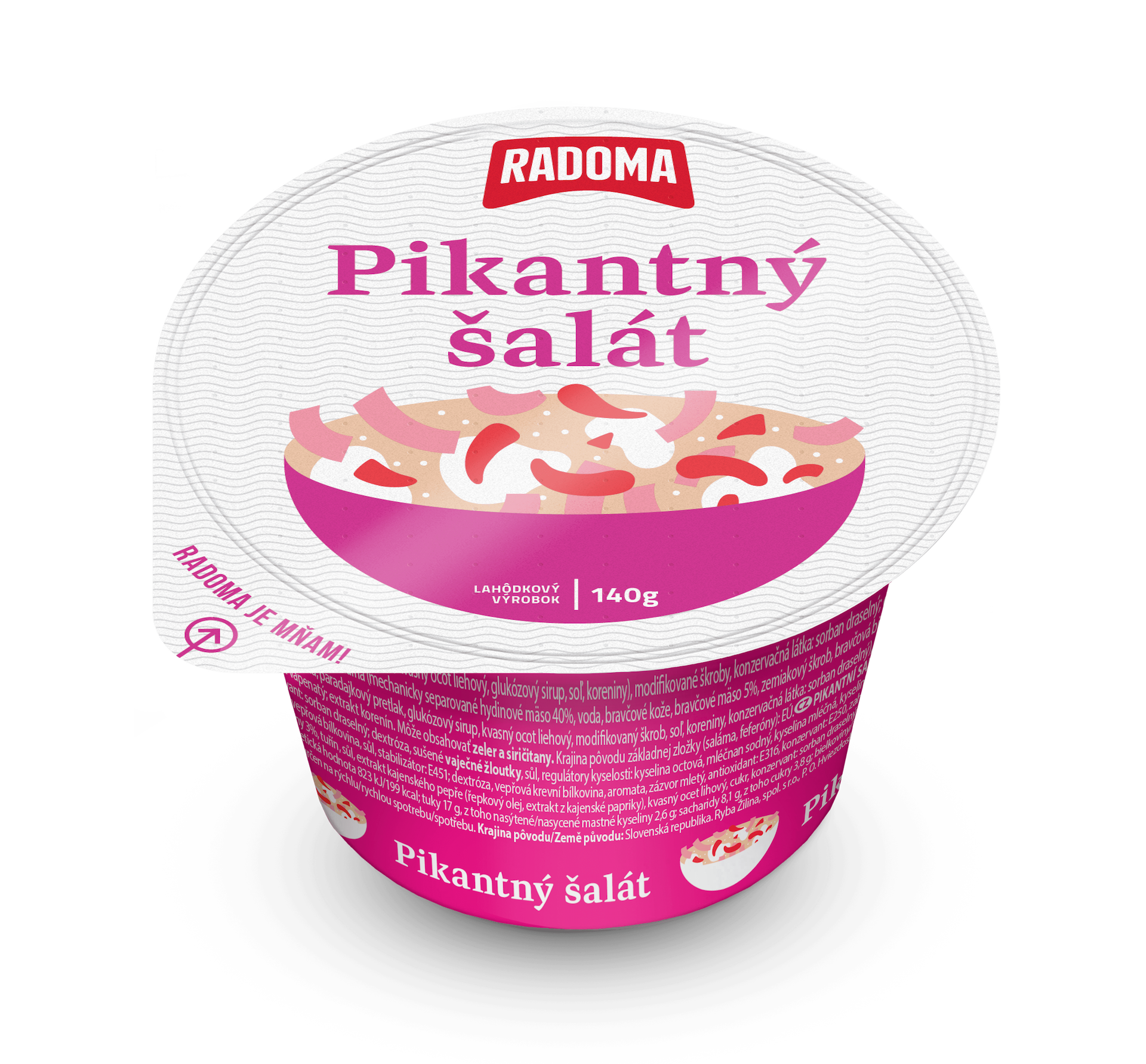 Pikantný šalát 140g