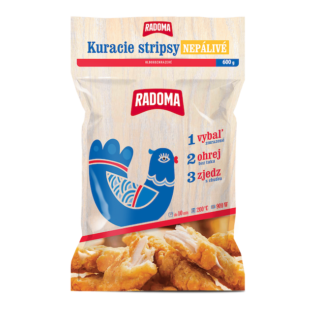 Kuracie stripsy nepálivé 600g