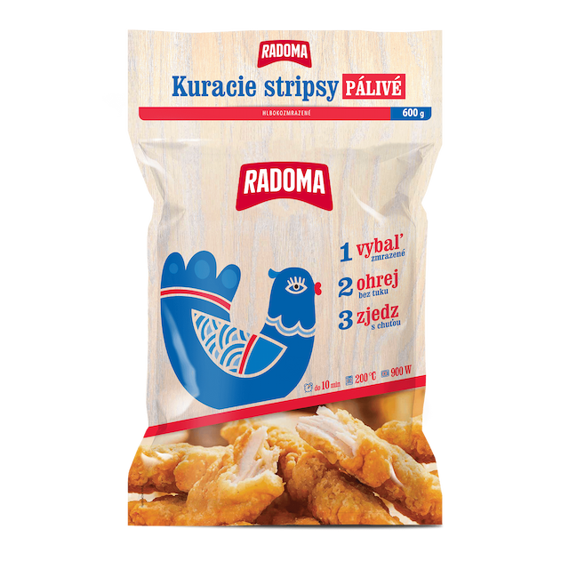 Kuracie stripsy pálivé 600g
