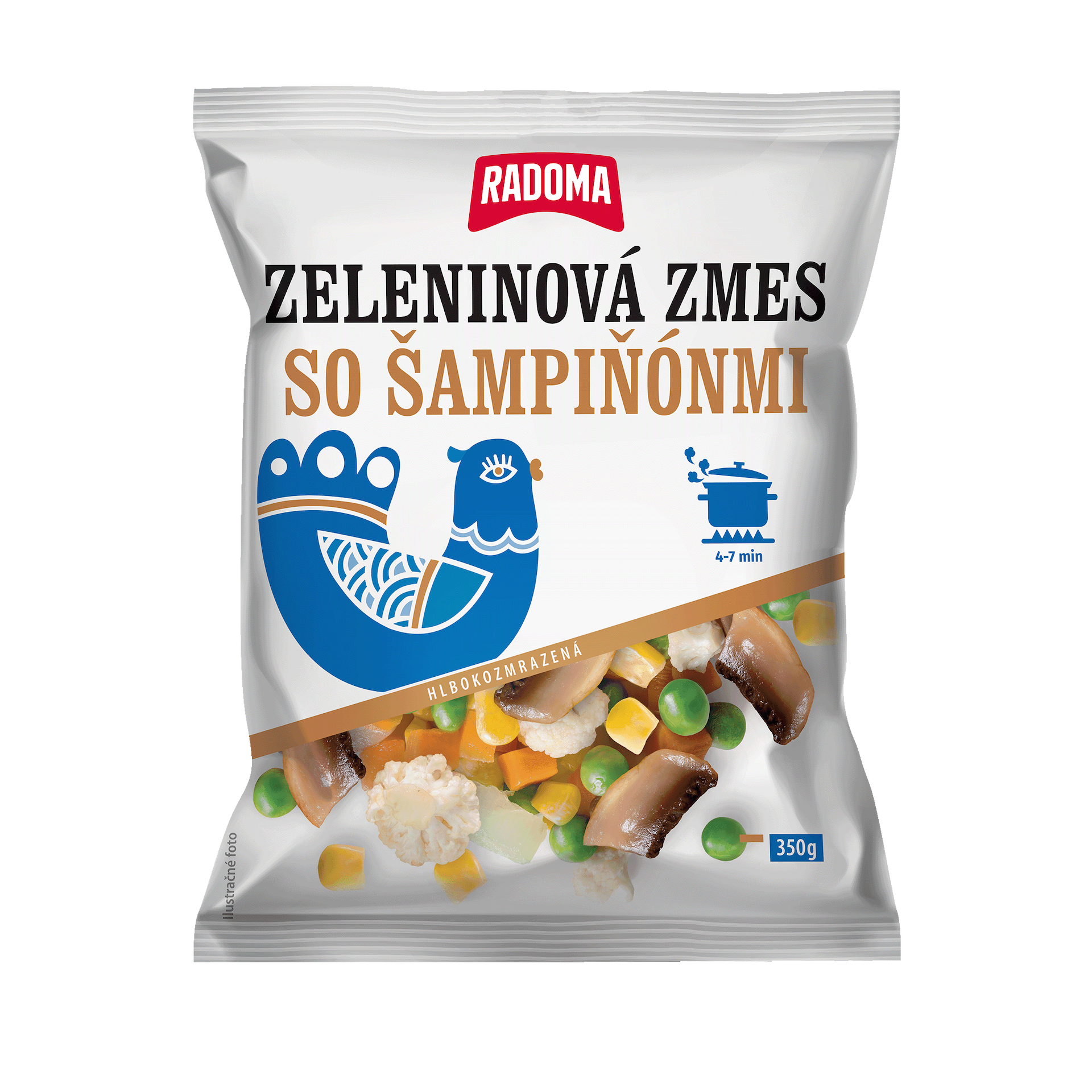 Zeleninová zmes so šampiňónmi 350g