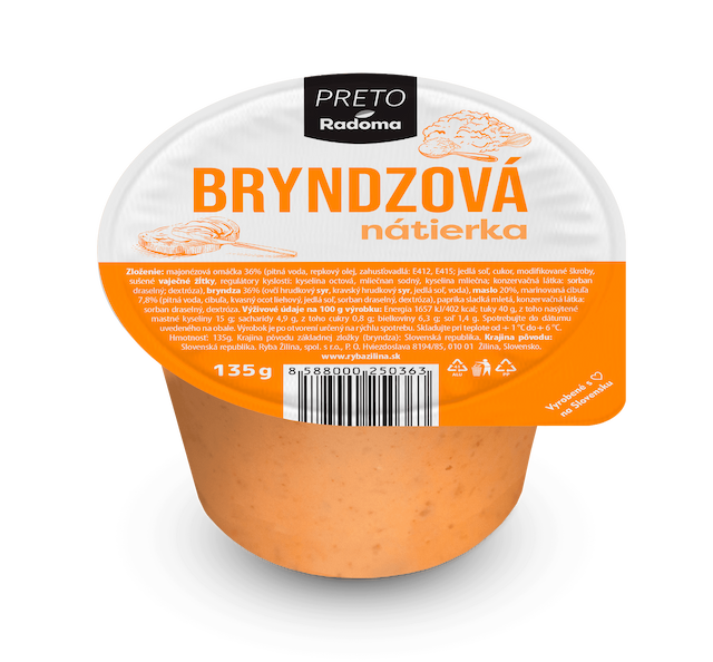 Bryndzová nátierka 135g