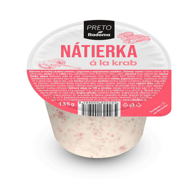 Nátierka A la krab 135g