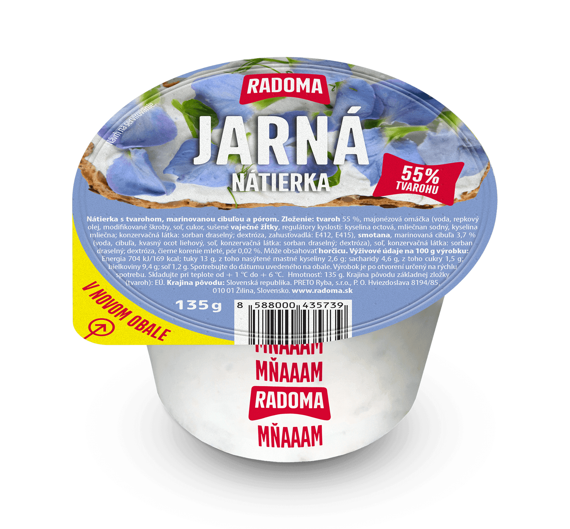Spring spread with cottage cheese 135g
