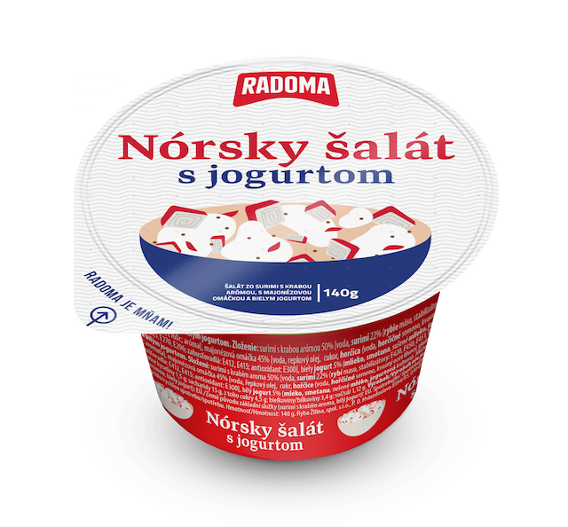 Nórsky šalát s jogurtom 140g 