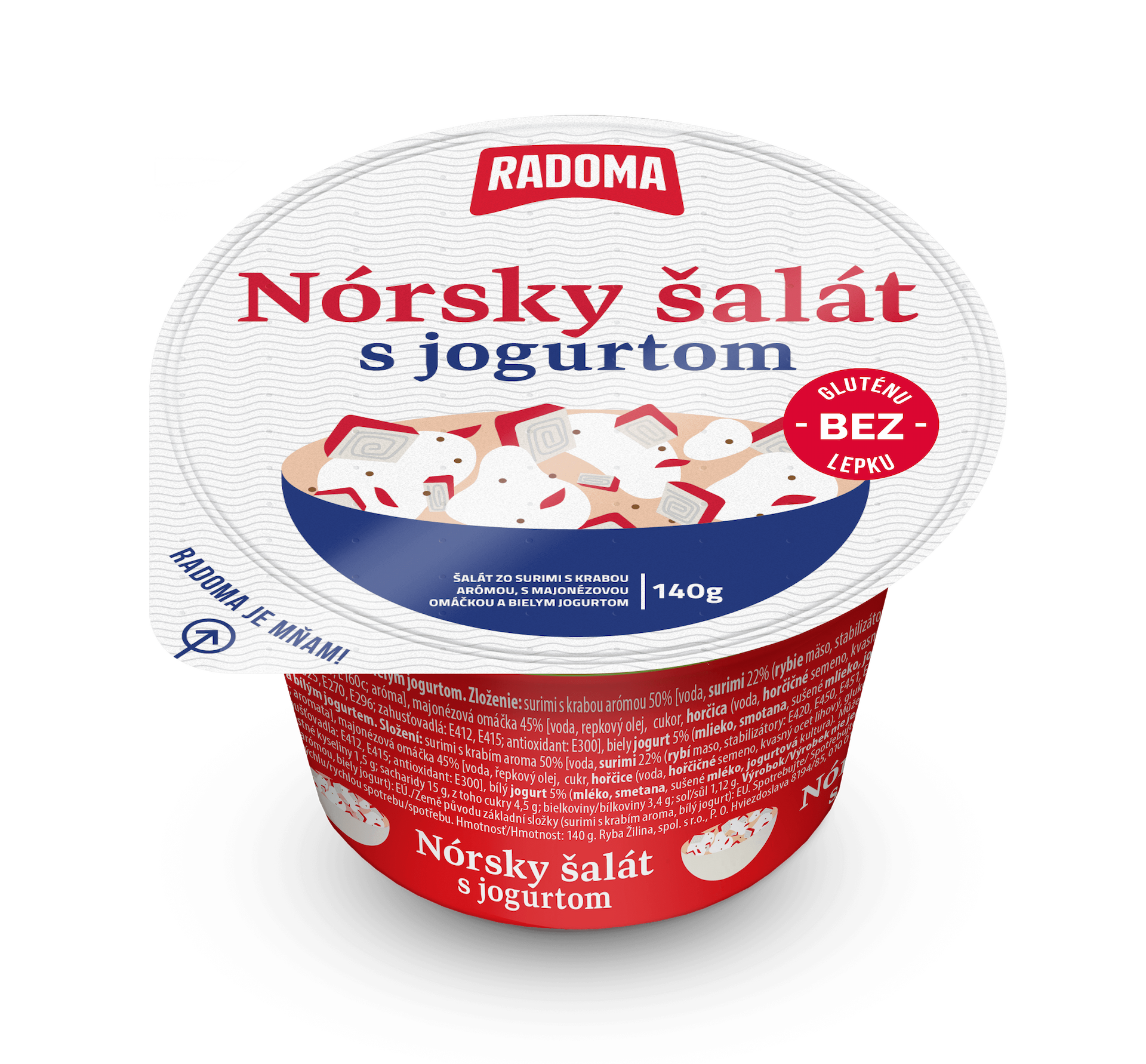 Nórsky šalát s jogurtom 140g 