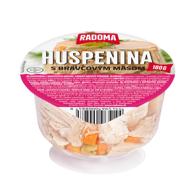 Huspenina s bravčovým mäsom 180g