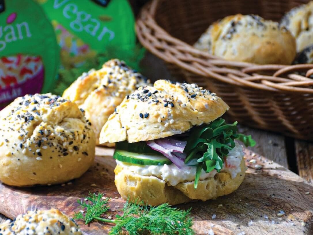 Homemade coated mini buns