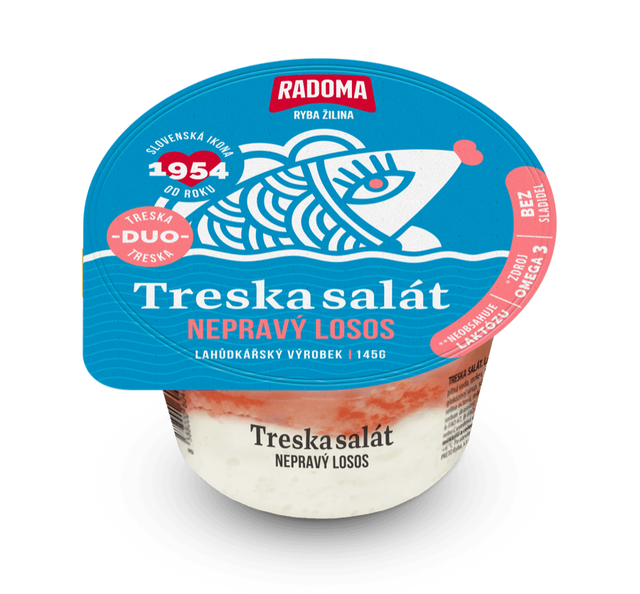 Treska salát nepravý losos 145 g
