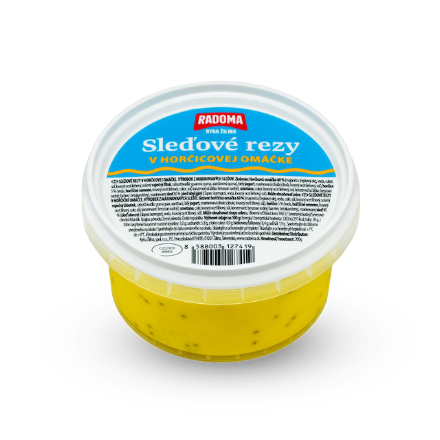 Sleďové rezy v horčicovej omáčke 200g