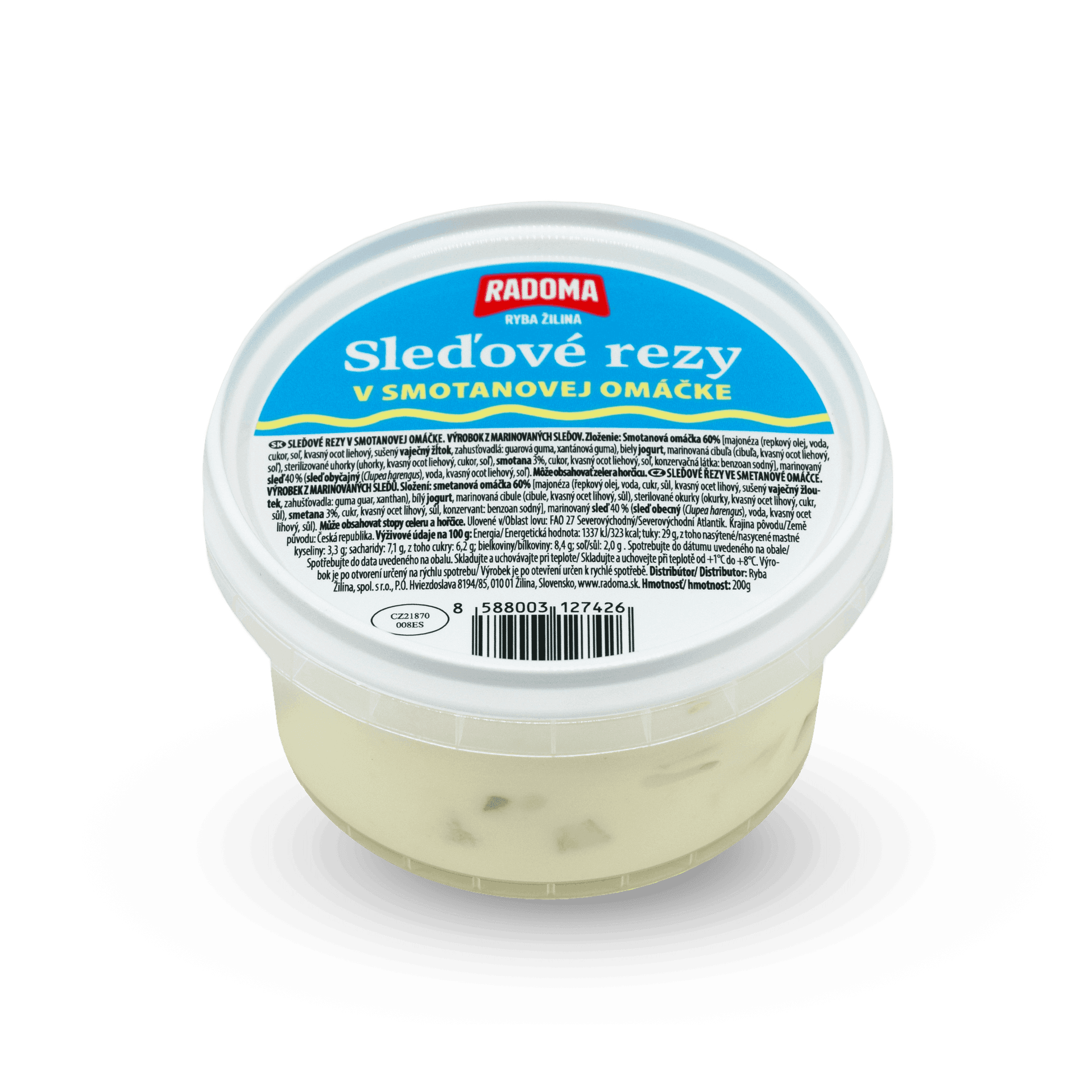 Herring slices in cream sauce 200g