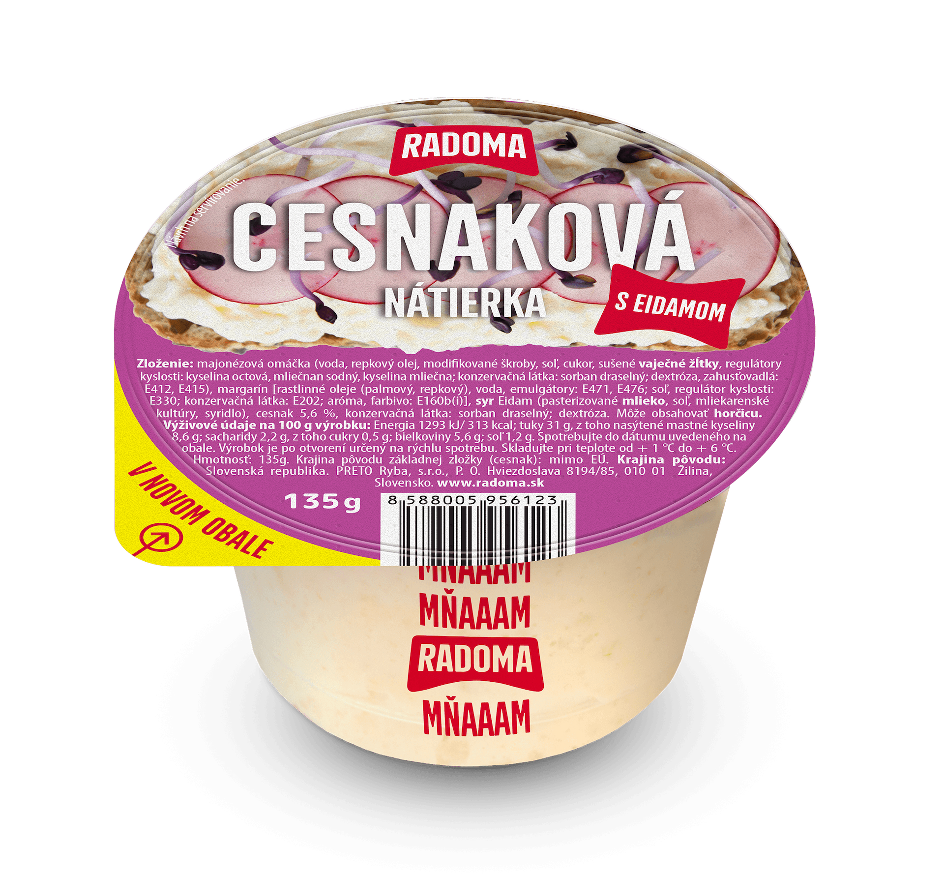 Cesnaková nátierka 135g