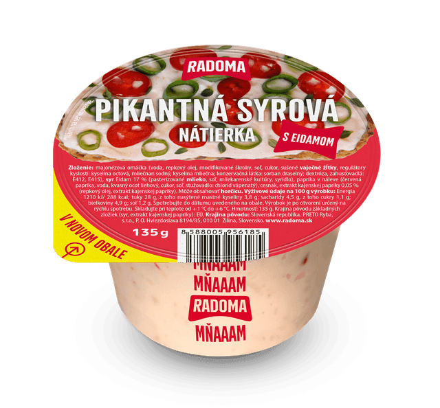 Spicy cheese spread 135g