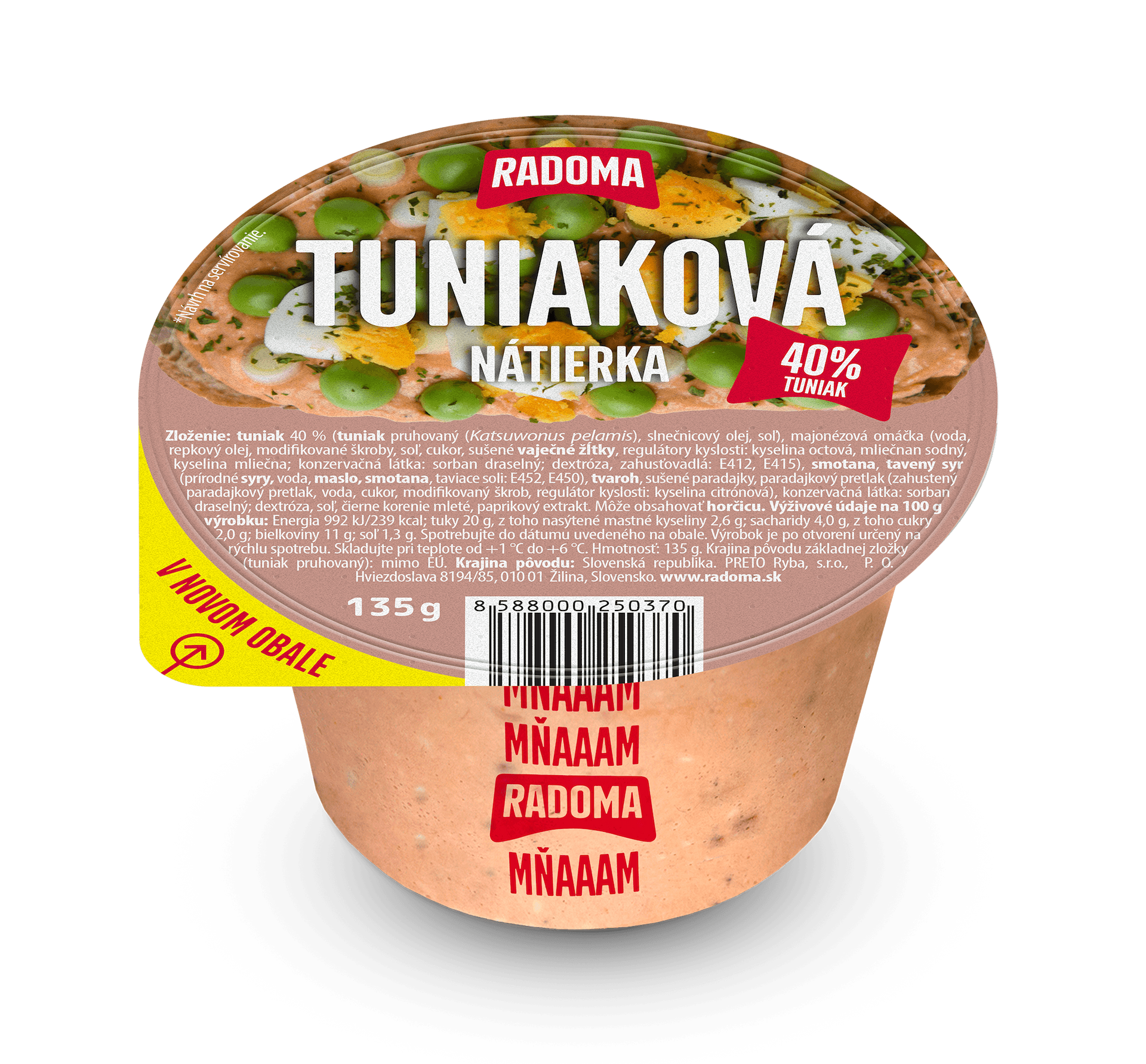 Tuniaková nátierka 135g