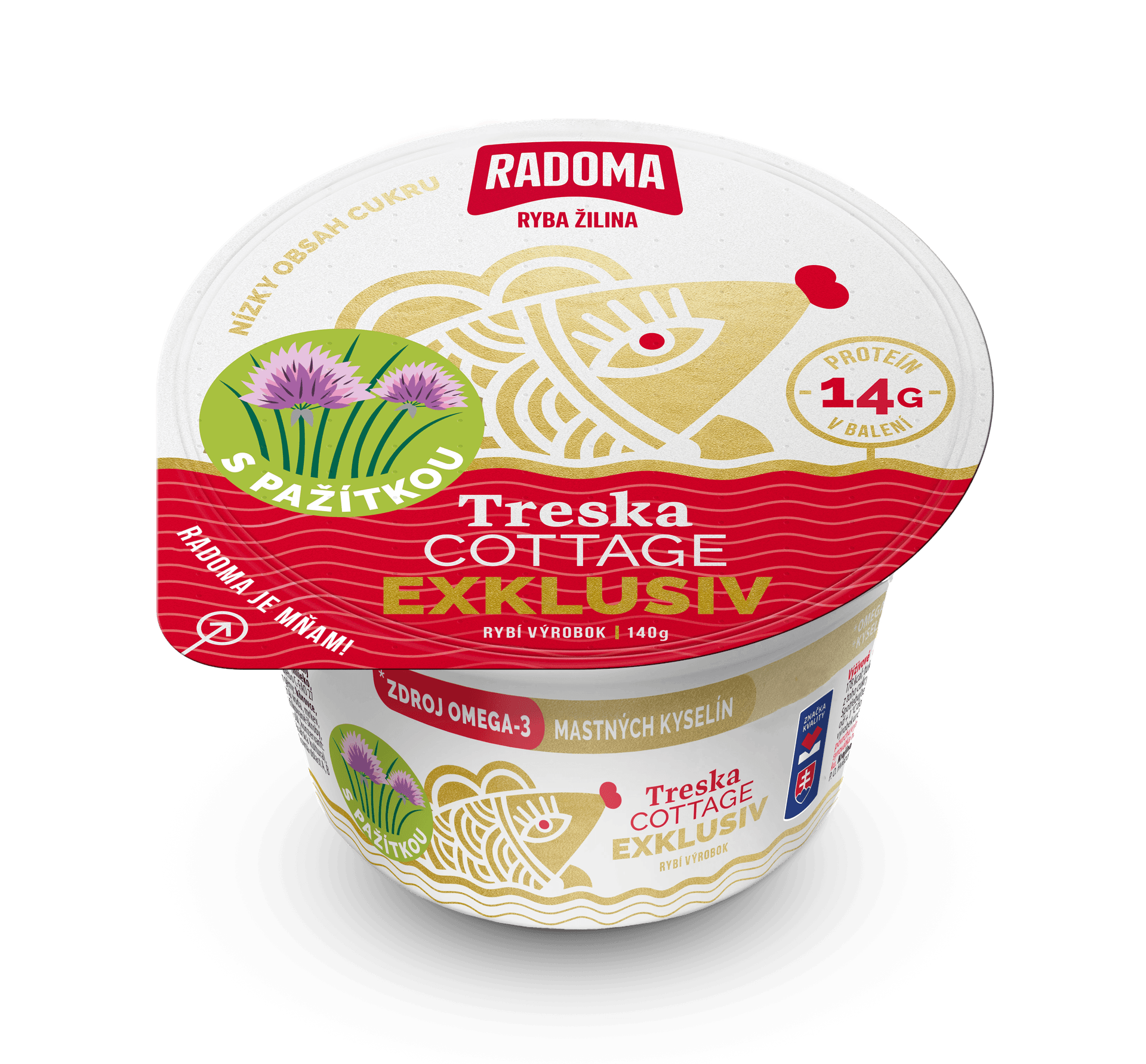 Cod Cottage Exklusiv with chives 140g